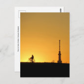 Uitzicht van Tokyo Skytree: Edogawa Riverbank Brie Briefkaart (Voorkant / Achterkant)