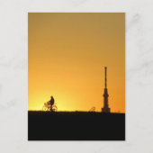 Uitzicht van Tokyo Skytree: Edogawa Riverbank Brie Briefkaart (Voorkant)