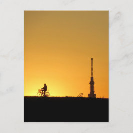 Uitzicht van Tokyo Skytree: Edogawa Riverbank Brie Briefkaart