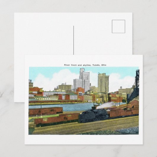 Uitzicht van Toledo, Briefkaart (Voorkant / Achterkant)