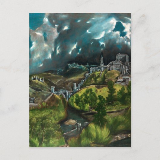 Uitzicht van Toledo | El Greco | Briefkaart (Voorkant)