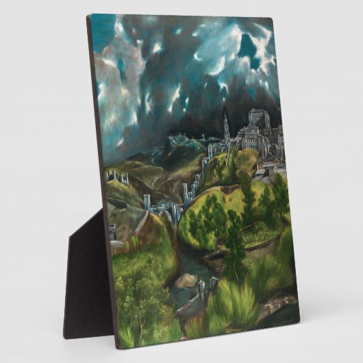 Uitzicht van Toledo | El Greco | Fotoplaat (Zijkant)