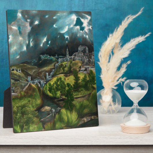 Uitzicht van Toledo | El Greco | Fotoplaat (Zijkant)