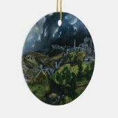 Uitzicht van Toledo, El Greco Keramisch Ornament (Rechts)