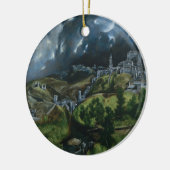 Uitzicht van Toledo, El Greco Keramisch Ornament (Links)