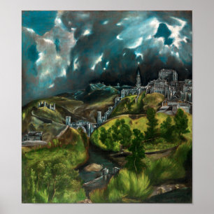 Uitzicht van Toledo   El Greco   Poster