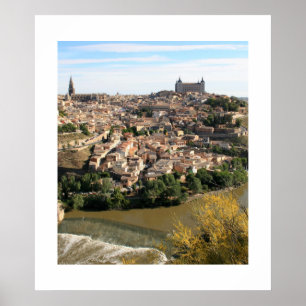Uitzicht van Toledo Poster