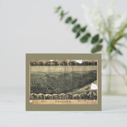 Uitzicht van Toronto, Ohio (1899) Briefkaart (Staand voorkant)