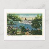 Uitzicht van Toronto Steamer Briefkaart (Voorkant)