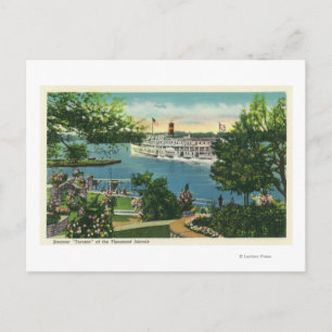 Uitzicht van Toronto Steamer Briefkaart