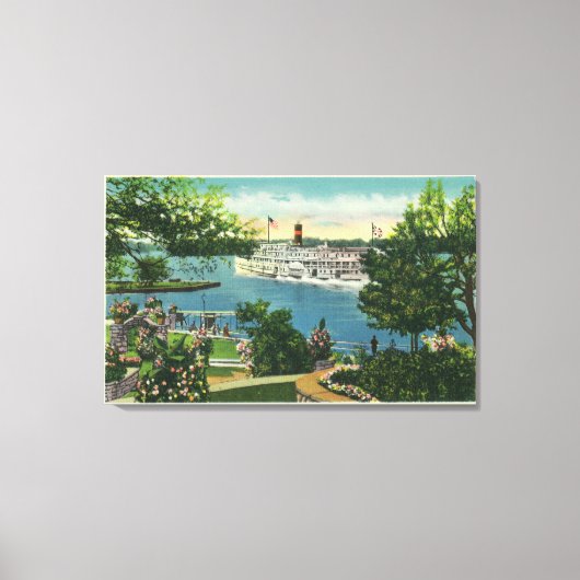 Uitzicht van Toronto Steamer Canvas Afdruk (Voorkant)