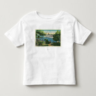 Uitzicht van Toronto Steamer Kinder Shirts