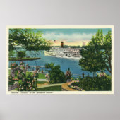 Uitzicht van Toronto Steamer Poster (Voorkant)