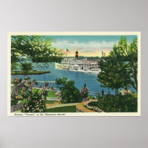 Uitzicht van Toronto Steamer Poster
