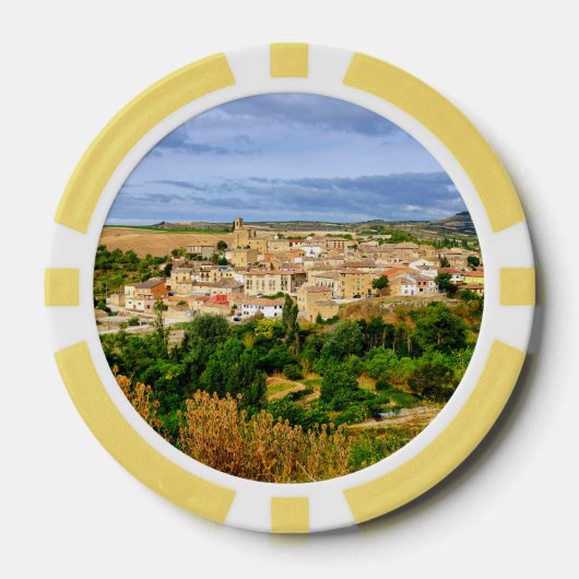 Uitzicht van Torres del Rio Poker Chips (Voorkant)