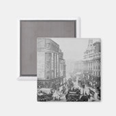 Uitzicht van Tottenham Court Road, c.1885 Magneet (Voorkant / Achterkant)