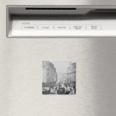 Uitzicht van Tottenham Court Road, c.1885 Magneet (Insitu (Vaatwasser))