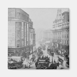 Uitzicht van Tottenham Court Road, c.1885 Magneet