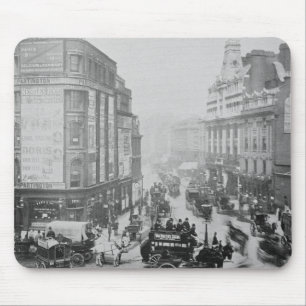 Uitzicht van Tottenham Court Road, c.1885 Muismat