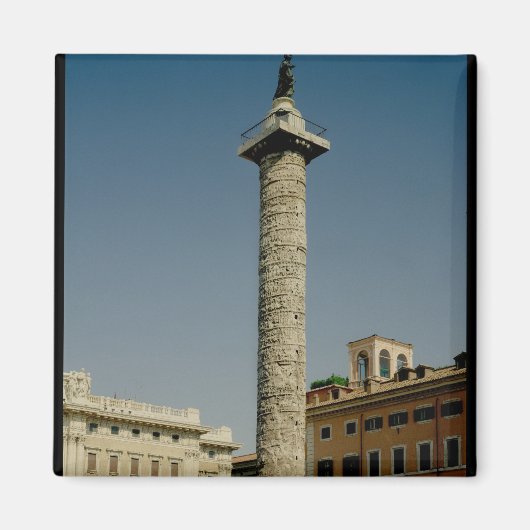 Uitzicht van Trajan's column, 113 AD Magneet (Voorkant)