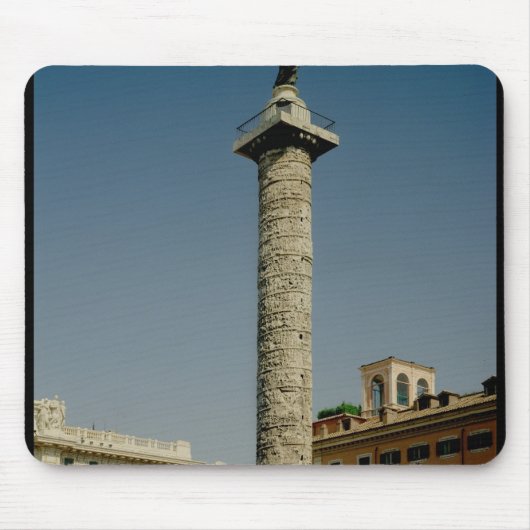 Uitzicht van Trajan's column, 113 AD Muismat (Voorkant)