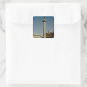 Uitzicht van Trajan's column, 113 AD Vierkante Sticker (Tas)