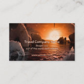 Uitzicht van Trappist-1f Exoplanet Visitekaartje (Voorkant)