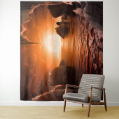 Uitzicht van Trappist-1f Exoplanet Wandkleed (In situ)