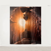 Uitzicht van Trappist-1f Exoplanet Wandkleed (Voorkant)