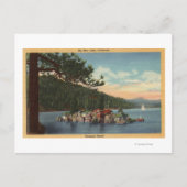 Uitzicht van Treasure Island Briefkaart (Voorkant)