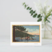 Uitzicht van Treasure Island Briefkaart (Staand voorkant)