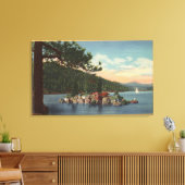 Uitzicht van Treasure Island Canvas Afdruk (Insitu (Woonkamer))