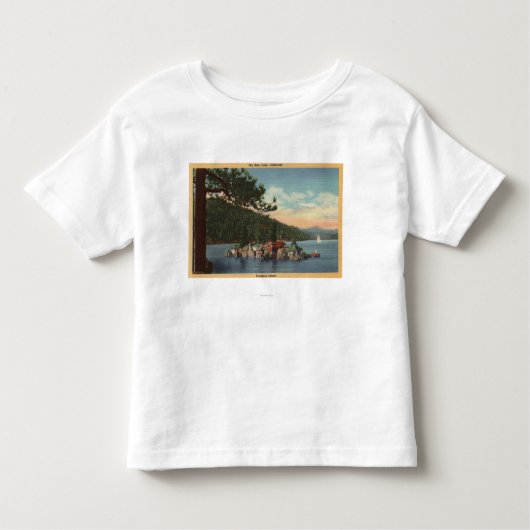 Uitzicht van Treasure Island Kinder Shirts (Voorkant)