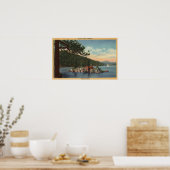 Uitzicht van Treasure Island Poster (Keuken)