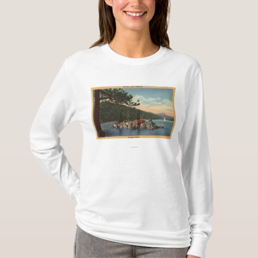 Uitzicht van Treasure Island T-shirt (Voorkant)