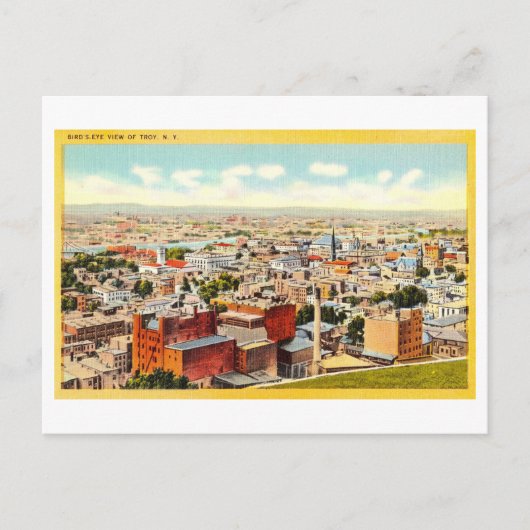 Uitzicht van Troje, New York, Briefkaart (Voorkant)