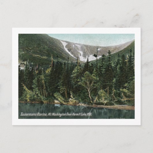 Uitzicht van Tuckermans Ravine, Mt. Washington Briefkaart (Voorkant)
