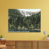 Uitzicht van Tuckermans Ravine, Mt. Washington Canvas Afdruk (Insitu (Woonkamer))
