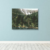 Uitzicht van Tuckermans Ravine, Mt. Washington Canvas Afdruk (Insitu (Houten vloer))