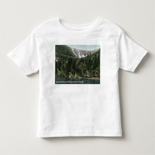 Uitzicht van Tuckermans Ravine, Mt. Washington Kinder Shirts (Voorkant)