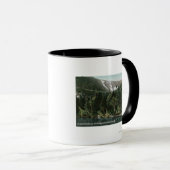 Uitzicht van Tuckermans Ravine, Mt. Washington Mok (Voorkant rechts)