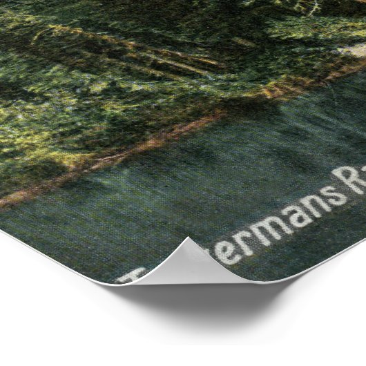 Uitzicht van Tuckermans Ravine, Mt. Washington Poster (Hoek)