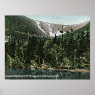 Uitzicht van Tuckermans Ravine, Mt. Washington Poster