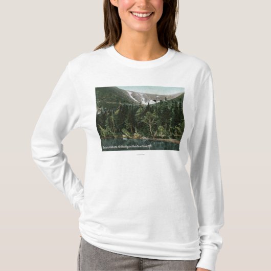 Uitzicht van Tuckermans Ravine, Mt. Washington T-shirt (Voorkant)