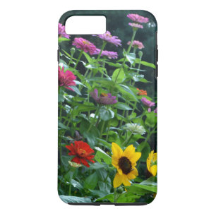 Uitzicht van tuinbouw- zonnebloem, appelwijn, kosm Case-Mate iPhone case