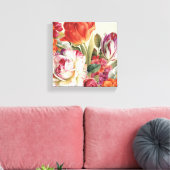 Uitzicht van tuinbouwgewassen canvas afdruk (Insitu (Woonkamer))