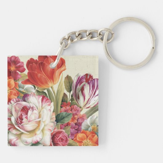 Uitzicht van tuinbouwgewassen sleutelhanger (Achterkant)