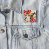 Uitzicht van tuinbouwgewassen vierkante button 5,1 cm (In situ)