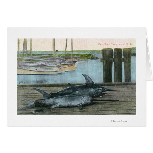 Uitzicht van twee zwaardvissen (Voorkant Horizontaal)