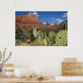 Uitzicht van Twin Buttes | Sedona, Arizona Poster (Keuken)